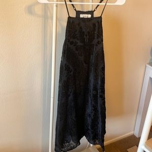 Velvet pattern dress